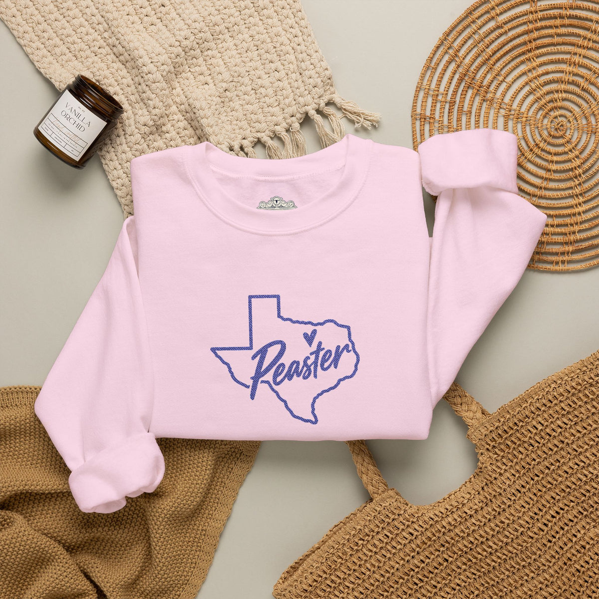 Embroidered Peaster Texas Sweatshirt