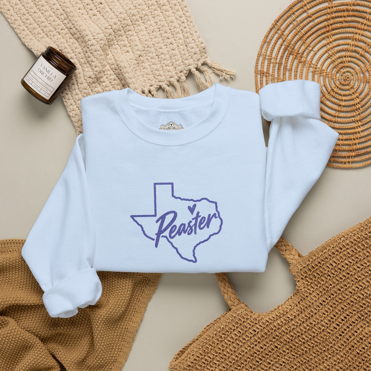 Embroidered Peaster Texas Sweatshirt