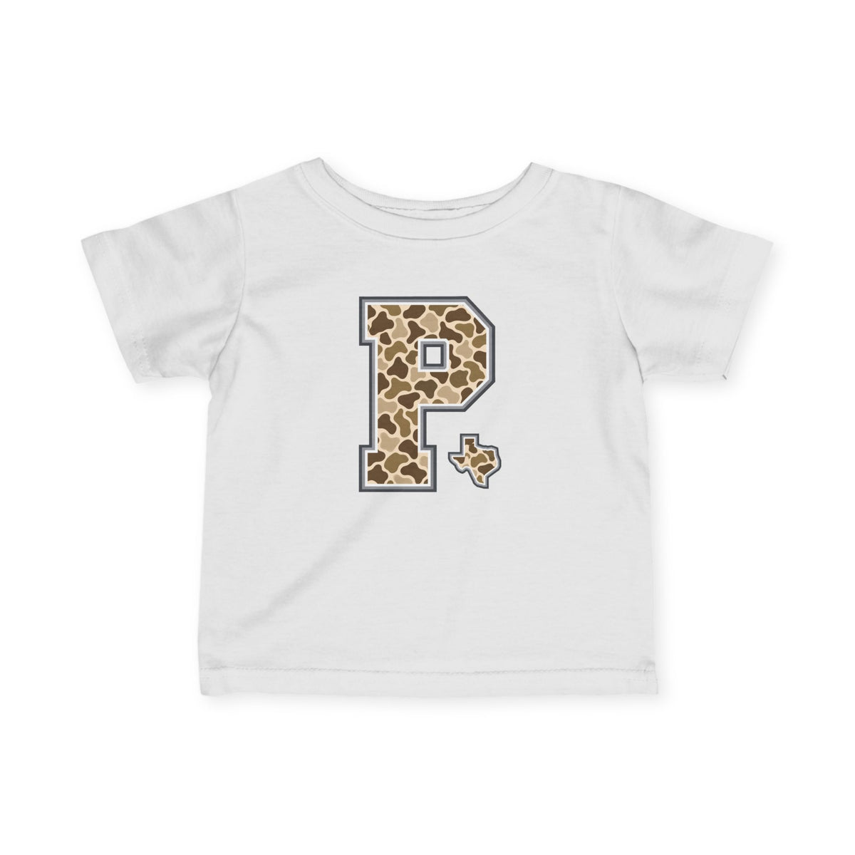 Infant Tee — Duck Camo "P"